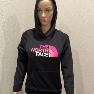 The North Face black & pink pullover hoodie